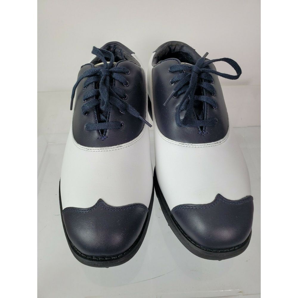 Etonic Golf Shoes White Navy Dri-Lite 300 Size 6.5 Waterproof - Picture 5 of 7